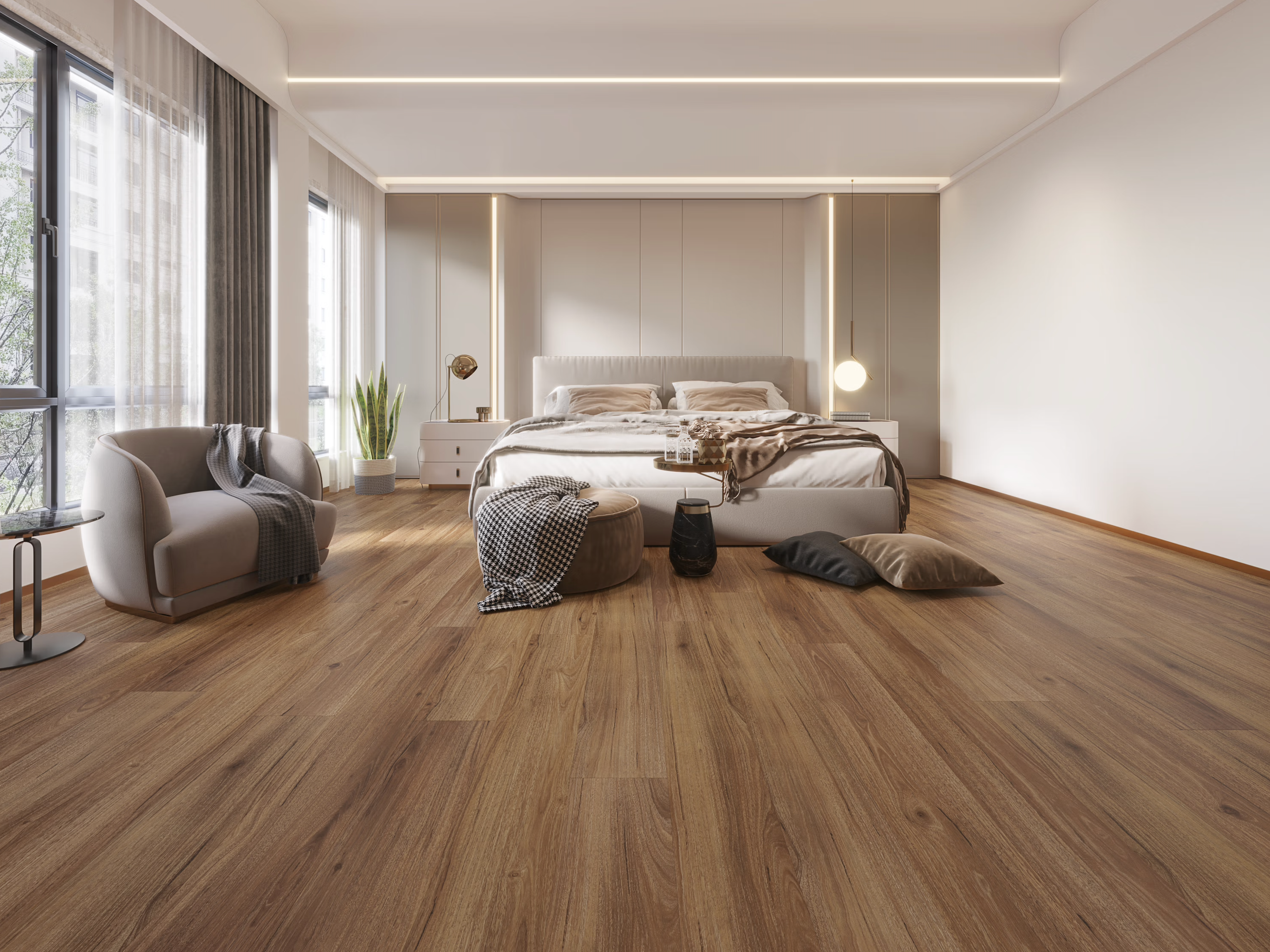 Maxi Smooth hybrid flooring