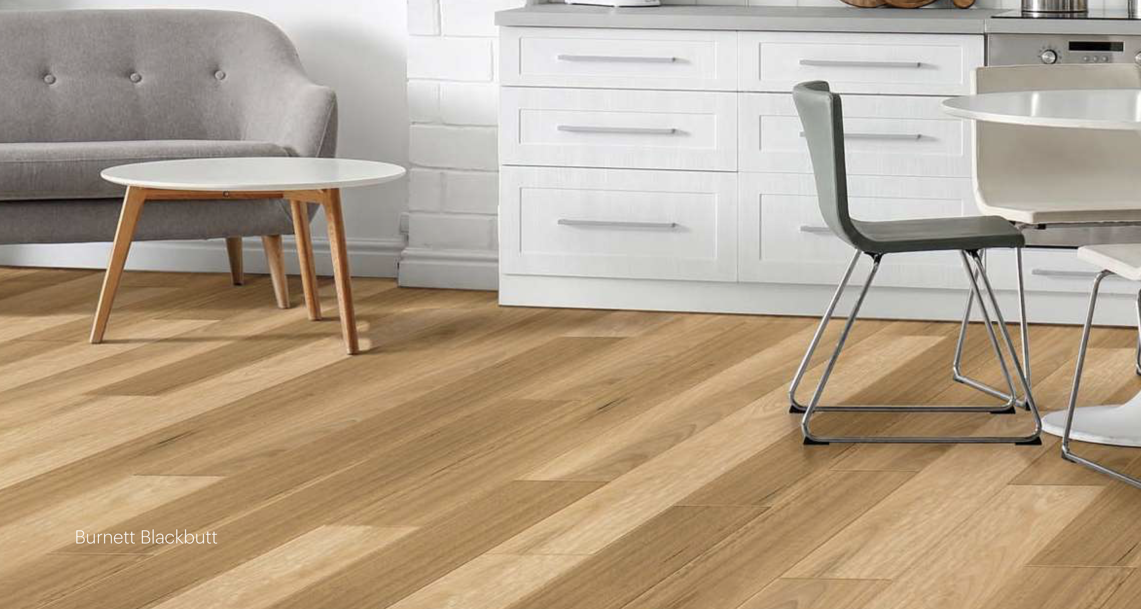 Showroom display with flooring samples